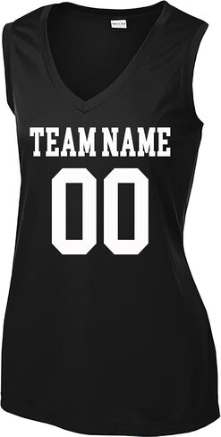 Custom Sleeveless Performance Tee – Personalized Name & Number Shirt – Moisture-Wicking Training Tank Top for Men Women in Saudi Arabia