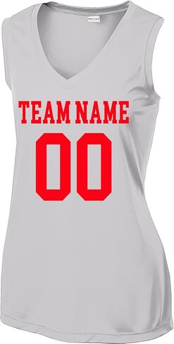 Custom Sleeveless Performance Tee – Personalized Name & Number Shirt – Moisture-Wicking Training Tank Top for Men Women in Saudi Arabia