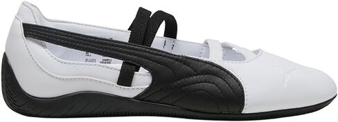 PUMA Womens Speedcat Ballet Sneakers Shoes Casual - Black, White in Kuwait