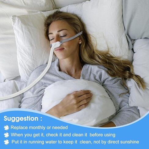 Replacement Cushions for AirFit P10 Nasal Pillow, 2-Pack, Ultra-Soft Silicone, Secure Fit, Leak-Free, Latex-Free (Medium) in Saudi Arabia