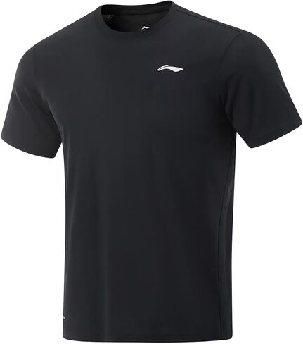 LI-NING سلسلة تدريب للجنسين S/S تي شيرت مريح فتل الرطوبة سريع الجفاف الحد الأدنى سترة رياضية ATSV075 in Kuwait
