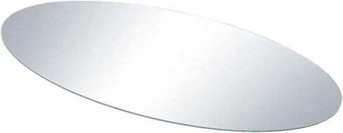 Marketing Holders Acrylic Mirror Oval Shaped 15" x 22" Reflective 1/8" Thick Sheet for Makeup Mirror Bathrooms Glass Replacement Home Decor in Kuwait