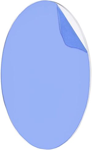 Marketing Holders Acrylic Mirror Oval Shaped 15" x 22" Reflective 1/8" Thick Sheet for Makeup Mirror Bathrooms Glass Replacement Home Decor in Kuwait