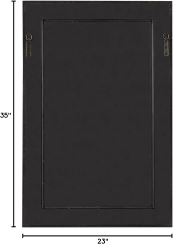 Kate and Laurel Yuda Wooden Rectangle Framed Wall Mirror, 23.5x35, Blue in Saudi Arabia