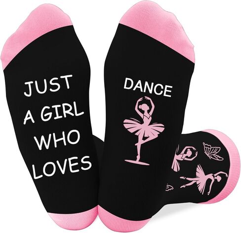 Ballerina Dance Recital Gifts for Girls Women Dance Teacher Appreciation Gifts Ballet Gift Dancer Competition Prom Line Dancing Christmas Stocking Stuffers Birthday Gift Ballet Dancer Socks in Saudi Arabia
