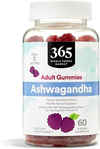 365 by Whole Foods Market, Ashwagandha Gummies, 60 Count in Kuwait