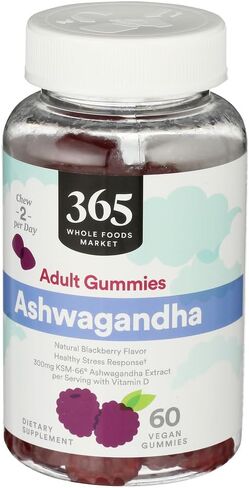 365 by Whole Foods Market, Ashwagandha Gummies, 60 Count in Kuwait