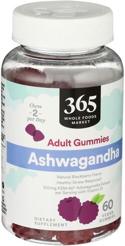 365 by Whole Foods Market, Ashwagandha Gummies, 60 Count in Kuwait