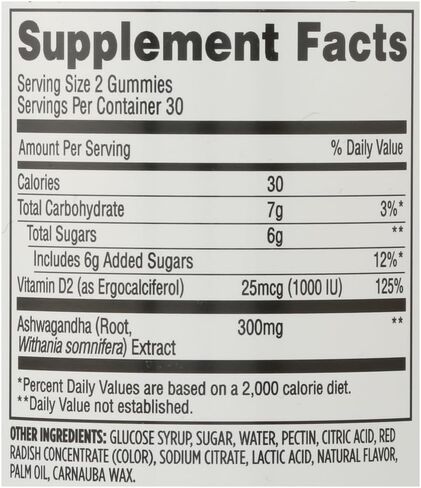 365 by Whole Foods Market, Ashwagandha Gummies, 60 Count in Kuwait