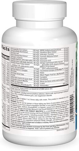 Source Naturals Men's Life Force مكمل يومي متعدد الفيتامينات وصحة المناعة - 13 فيتامينات ومغذيات ومعادن أساسية - 180 قرصًا in Kuwait