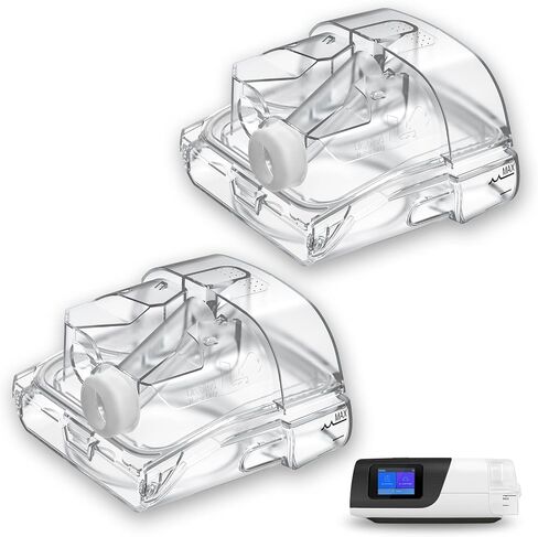 2-Pack Replacement Water Chamber Compatible with AirSense 11 and Aircurve 11, Replacement Humidifier Tank Compatible with S11 Series, Same Capacity As Original, CPAP Supplies and Accessories in Saudi Arabia