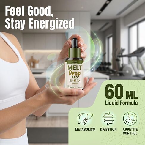 (2 Pack) Melt Drops Pro, Official MeltDrops Pro Liquid Supplement Dropppers with Premium Ingredients, Advanced Formula Loss Support for Overall Health & Wellness Reviews (4oz/120ml) in Saudi Arabia
