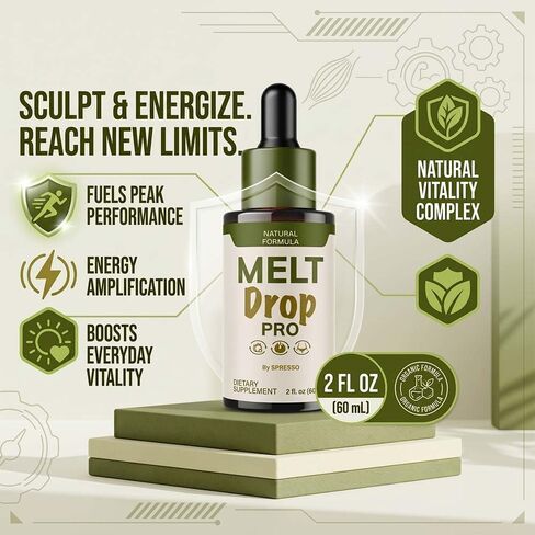 (2 Pack) Melt Drops Pro, Official MeltDrops Pro Liquid Supplement Dropppers with Premium Ingredients, Advanced Formula Loss Support for Overall Health & Wellness Reviews (4oz/120ml) in Saudi Arabia