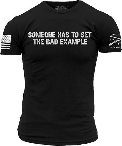 Grunt Style Bad Example - Funny Graphic Tee - Men's Short Sleeve T-Shirt in Kuwait