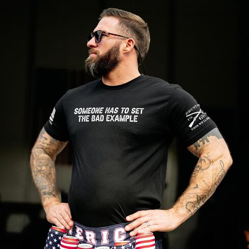 Grunt Style Bad Example - Funny Graphic Tee - Men's Short Sleeve T-Shirt in Kuwait