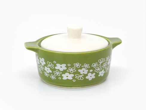 Ceramic Trinket Box with Lid – Spring Blossom Vintage-Inspired Mini Casserole Jewelry Box, Pink Keepsake Box in Saudi Arabia