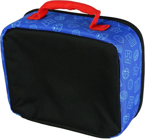 Nintendo Super Mario Lunch Box Insulated Full Zip Soft Sided Tote Bag 10" in Kuwait