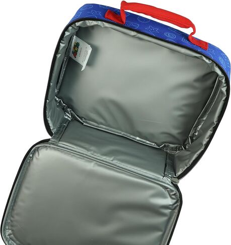 Nintendo Super Mario Lunch Box Insulated Full Zip Soft Sided Tote Bag 10" in Kuwait