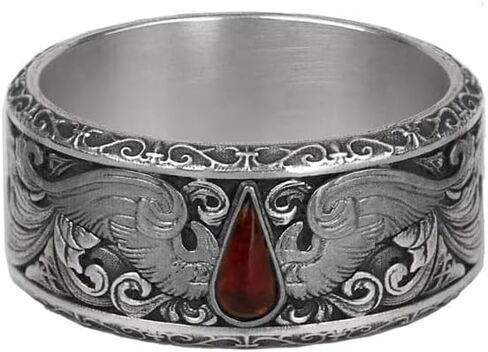 Warhammer 40K Blood Angels Gold Ring,Collectible Gift for Gamers & Fans in Saudi Arabia