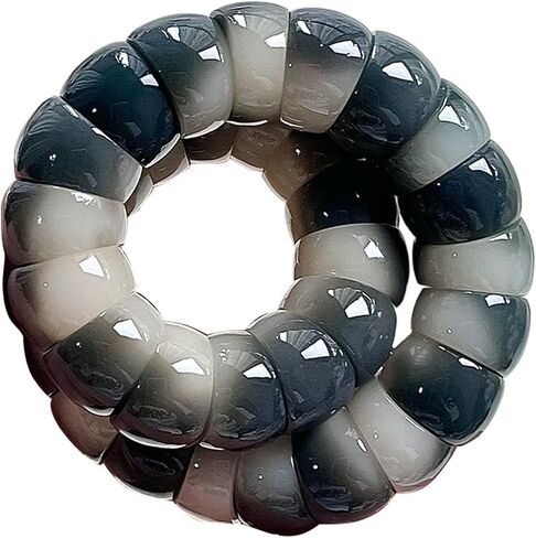MUDI Bracelet, Natural Bodhi Seed Bracelets Zen Fidget Stretch Bracelets Alleviate Anxiety Stress Protection Healing Stretch Bracelet Fingertip Rotation Sensory Beaded Good Luck Jewelry for Women Men in Saudi Arabia