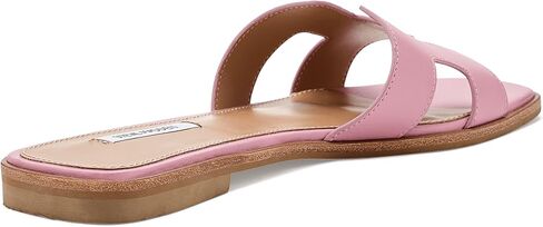 صندل نسائي مسطح Hadyn من Steve Madden، جلد وردي، 11 in Kuwait