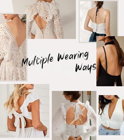 Women's Deep U-Plunge Backless Push Up Bra U Neck Low Back Underwire Supportive Padded Bra in Saudi Arabia