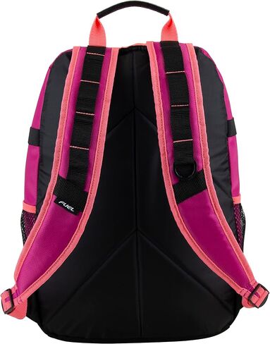 FUEL Hiking Backpack for Women Men Terra Sport, Travel, College, Gym, Work with Laptop Sleeve, Bungee, 18 Inches, Magenta Orchid in Saudi Arabia