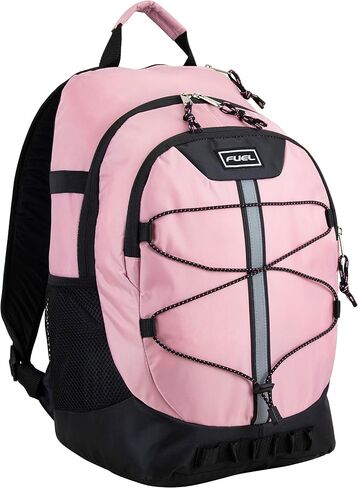 FUEL Hiking Backpack for Women Men Terra Sport, Travel, College, Gym, Work with Laptop Sleeve, Bungee, 18 Inches, Magenta Orchid in Saudi Arabia