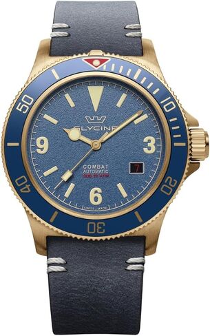 Glycine Combat Sub Bronze Automatic Blue Dial Men's Watch GL0421 in Saudi Arabia