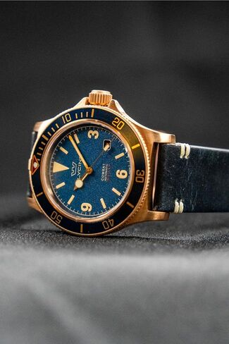 Glycine Combat Sub Bronze Automatic Blue Dial Men's Watch GL0421 in Saudi Arabia