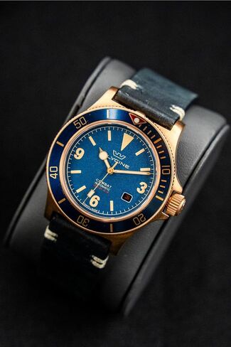 Glycine Combat Sub Bronze Automatic Blue Dial Men's Watch GL0421 in Saudi Arabia