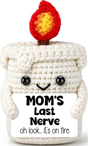 Teacher Appreciation Gifts for Women, Thank You Science English Teacher Gifts, Birthday Retirement Thanksgiving Teachers' Day Graduation Season Handmade Crochet Last Nerve Candle Decorations in Saudi Arabia