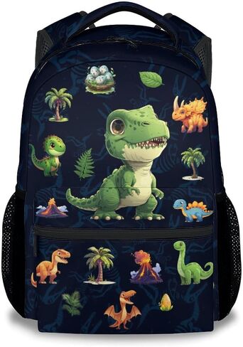 Dinosaur Backpack - Boys Backpacks 17 Inch Large Capacity Kids Dinosaur Bookbag with Adjustable Straps in Saudi Arabia