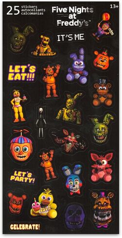 Five Nights at Freddy's Backpack with Lunch Bag Set - Bundle with 16" FNAF Backpack, FNAF Lunch Box, Stickers, Water Bottle | Five Nights at Freddy's School Bag for Boys, Kids in Saudi Arabia