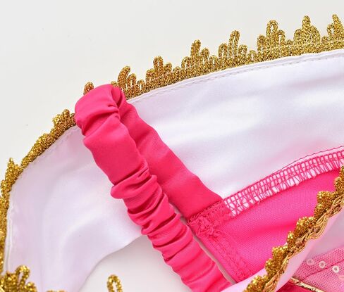DJDLPARTY Princess Dress Up for Girls 4-8Y, Toddler Kids Fancy Princess Costume with Accessories for Party Halloween Outfit in Saudi Arabia