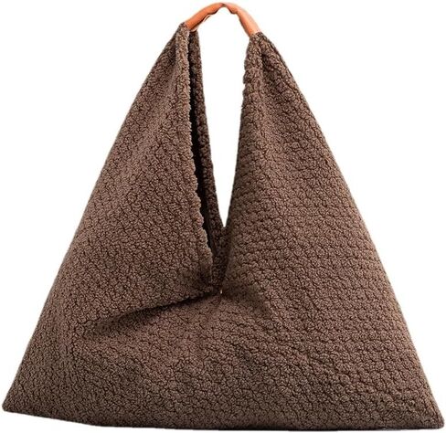 Triangle Bag Tote Bag Bohemian Vintage Shoulder Bag Zipper Tote 22.83 Inch Large Capacity Canvas Bag for Women in Saudi Arabia