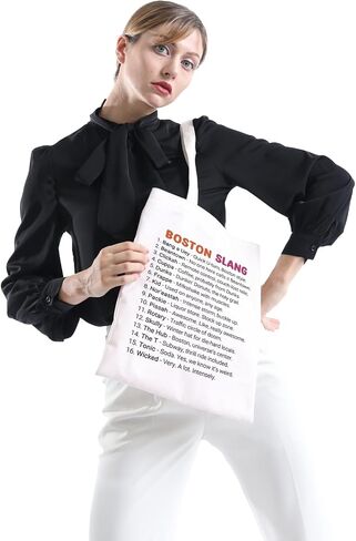 حقيبة POFULL Boston State Trip Merch Massachusetts Gift New England Gift Boston Slang Tote in Kuwait