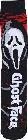 Hyp Scream Ghostface Call Me Adult Casual Crew Socks, 6-Pack, Size 10-13 in Kuwait