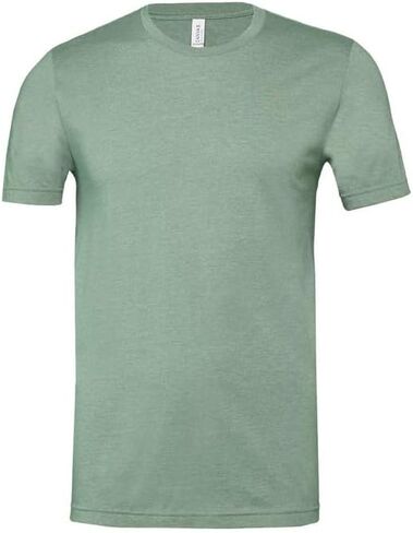 BELLA+CANVAS Adults Unisex Heather CVC T-Shirt in Saudi Arabia