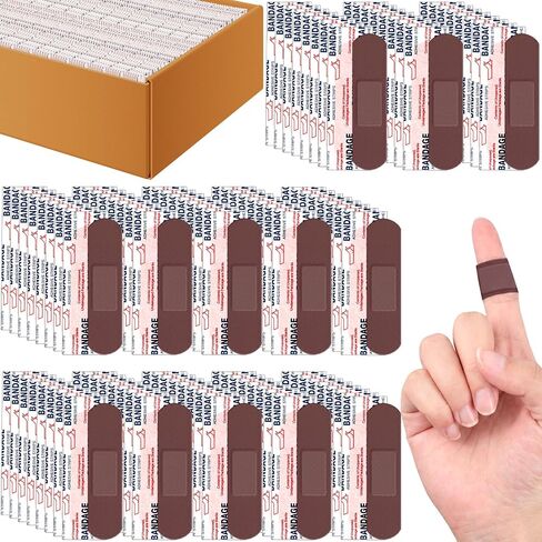 200 Count Clear Waterproof Adhesive Bandages Bulk 3/4" x 3" Adhesive Breathable Bandages for Sensitive Skin School Nurses Businesses Travel First Aid Kits Homeless Care Supplies Donations in Saudi Arabia