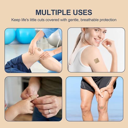 230PCS Small Round Bandages for Face, Elastic Fabric Flexible Circle Bandaids, Adhesive Circular Bandaid Aids in Saudi Arabia