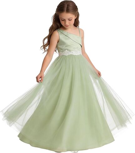 ABAO SISTER Flower Girl Dress for Wedding Girls Prom, Bridesmaid, Formal Gown in Saudi Arabia