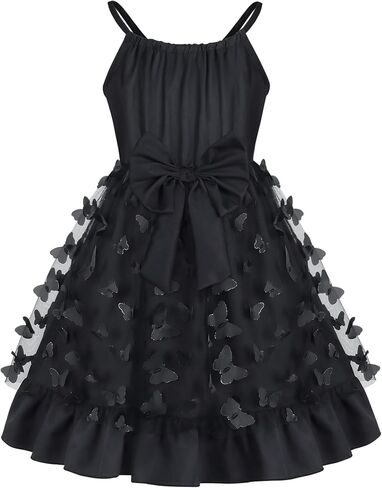 Girls Butterfly Dresses for Toddler Kids Birthday Tulle Tutu Party Summer Spring Dress 2-10 Years in Saudi Arabia
