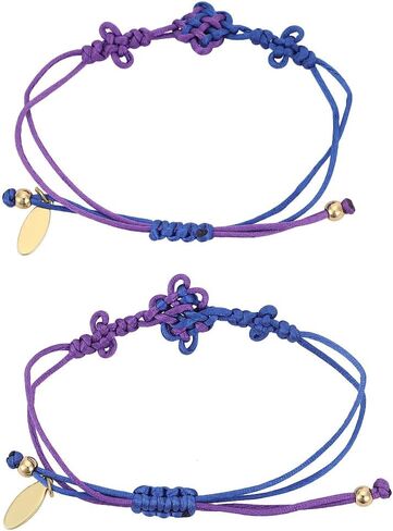 Bioworld KPop Demon Hunters Huntr/x Logo Bestie Bracelet Set in Kuwait