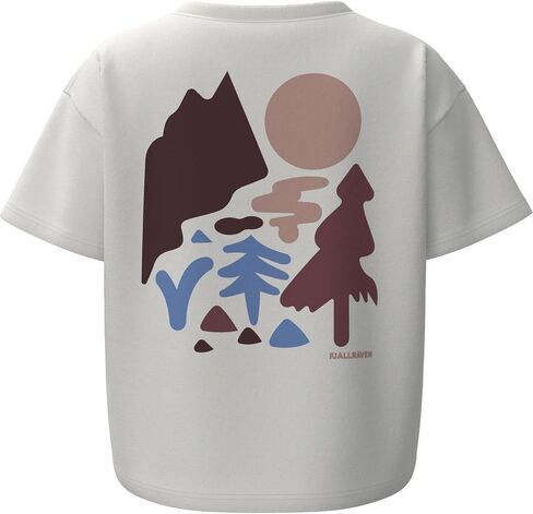 Fjällräven Forest Walk Women's T-Shirt - Breathable, Comfortable, Organic Cotton Fabric, Relaxed Fit - Hiking, Travel in Saudi Arabia