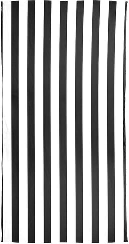 Abstract Black and White Stripes Black White Striped Lines Woman Long Silk Scarf Soft Head Wrap Silk Shawl stole in Saudi Arabia