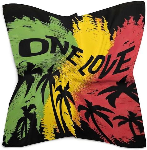 Flag Silk Scarf for Women Small Square Satin Headscarf Neck Scarves Head Hair Wraps Bandana in Saudi Arabia