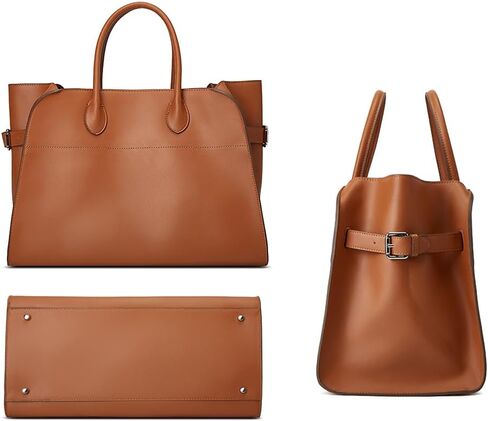 Leather Tote Bags Women Slouchy Large Tote Bag Top-handle Shoulder Bag Trendy Travel Work Bag PU Leather Purse Handbag 2026 in Saudi Arabia