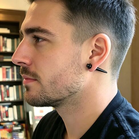 Ear Stretching Kit 50 Pcs, 14G-00G Acrylic Tapers Plugs Silicone Tunnels Complete Gauges Kit, Individually Packaged Ear Gauges for Ears Beginner Set, Body Jewelry for Men Women in Saudi Arabia