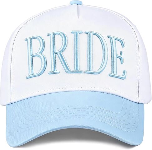 Bride Trucker Hat-Adjustable Embroidered Wedding Cap for Bride-to-Be Bachelorette Accessory Bridesmaid Great Gift in Kuwait